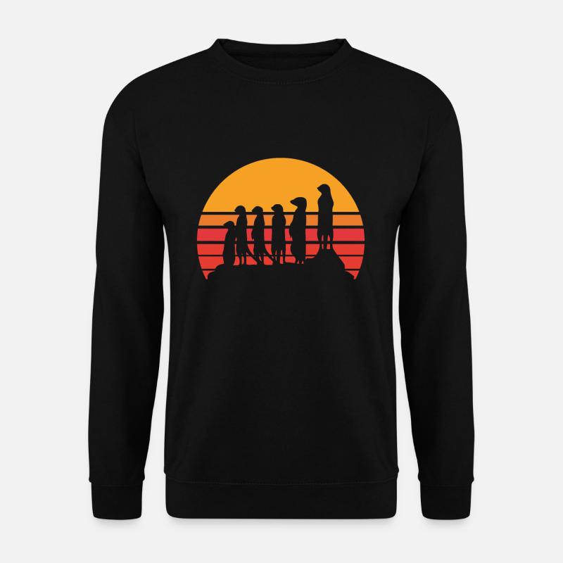Erdmännchen - Unisex Pullover - Schwarz
