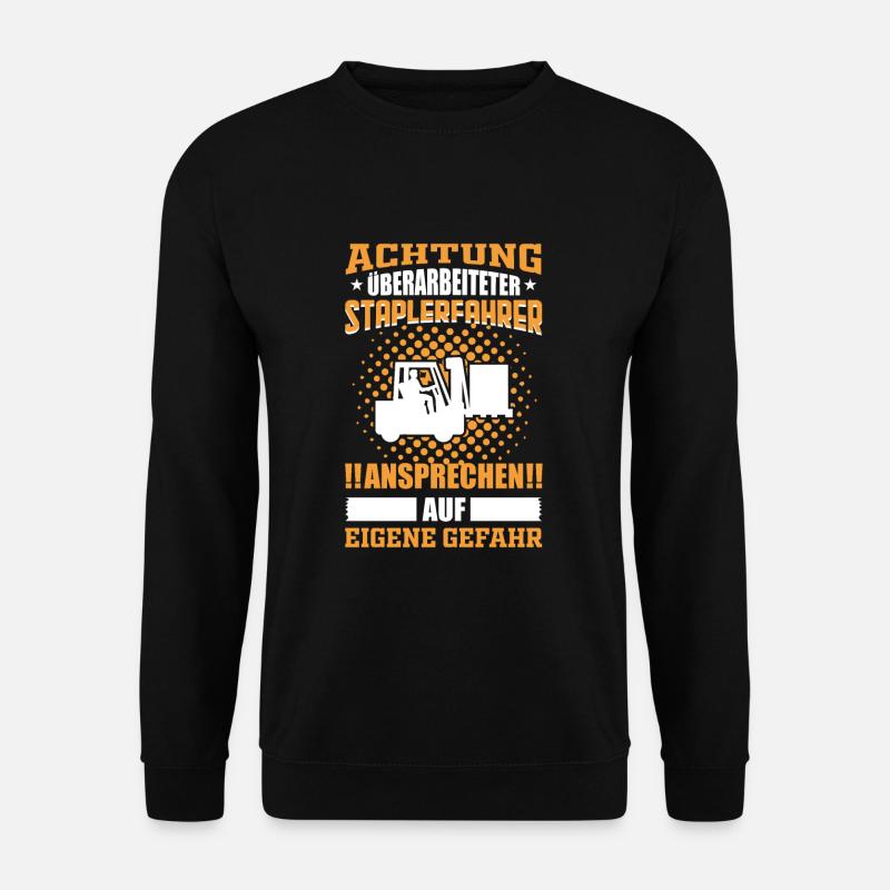 Staplerfahrer - Lagerarbeiter - Unisex Pullover - Schwarz