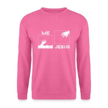 Jesus Bibel Rettung - Unisex Pullover - Pink - Vorne