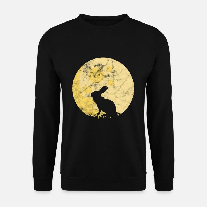 Rabbit rabbit carrot mammal - Unisex Sweatshirt - black