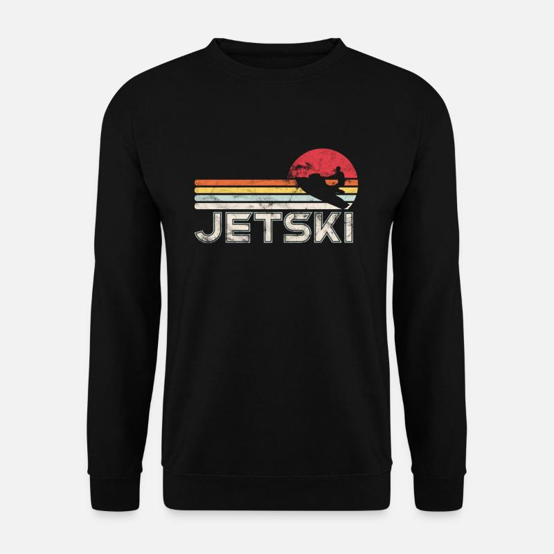 Jetski Meer Wassersport - Unisex Pullover - Schwarz