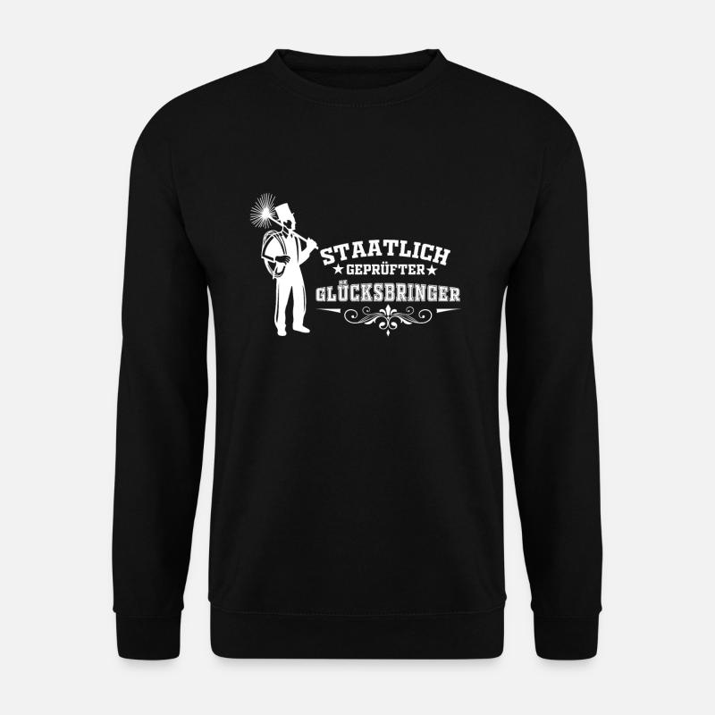 Schornsteinfeger Staatlich geprüfter Glücksbringer - Unisex Pullover - Schwarz