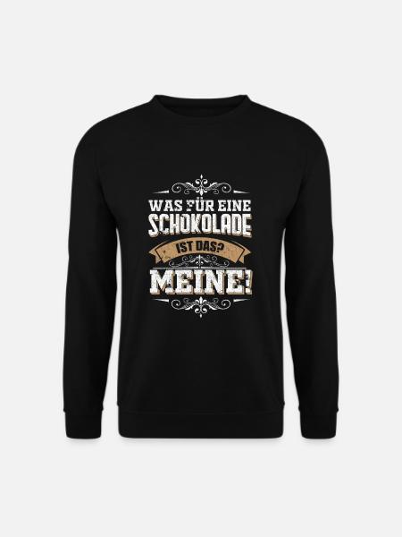 Schokolade Geschenk - Unisex Pullover - Schwarz
