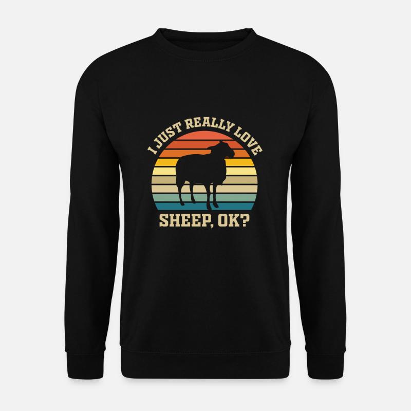 Sheep - idée cadeau berger berger - Sweat-shirt Unisexe - noir
