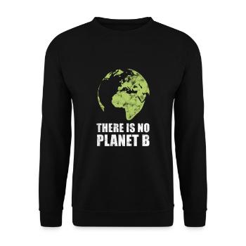 Klimaschutz Umweltverschmutzung - Unisex Pullover - Schwarz - Vorne - Alina (178cm) & Michal (187cm)