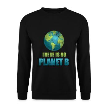 Klimaschutz Natur Umwelt Umweltverschmutzung - Unisex Pullover - Schwarz - Vorne - Alina (178cm) & Michal (187cm)