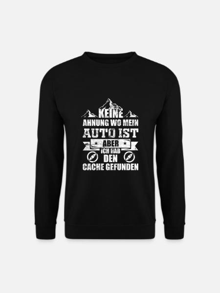 Geocaching Cache - Unisex Pullover - Schwarz