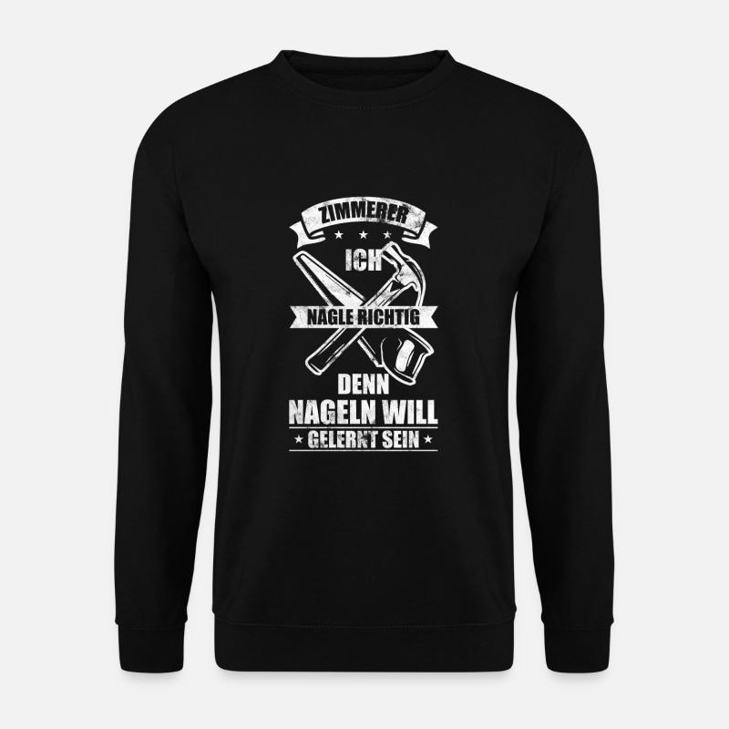 Zimmerer Zimmermann - Unisex Pullover - Schwarz