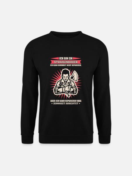 Straßenbauer - Unisex Pullover - Schwarz