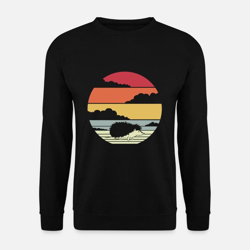 Hedgehog - Unisex Sweatshirt - black