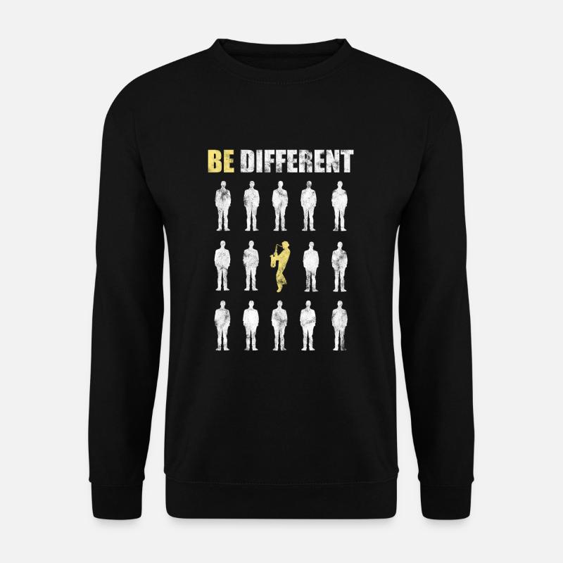 Les saxophones sont différents - Sweat-shirt Unisexe - noir