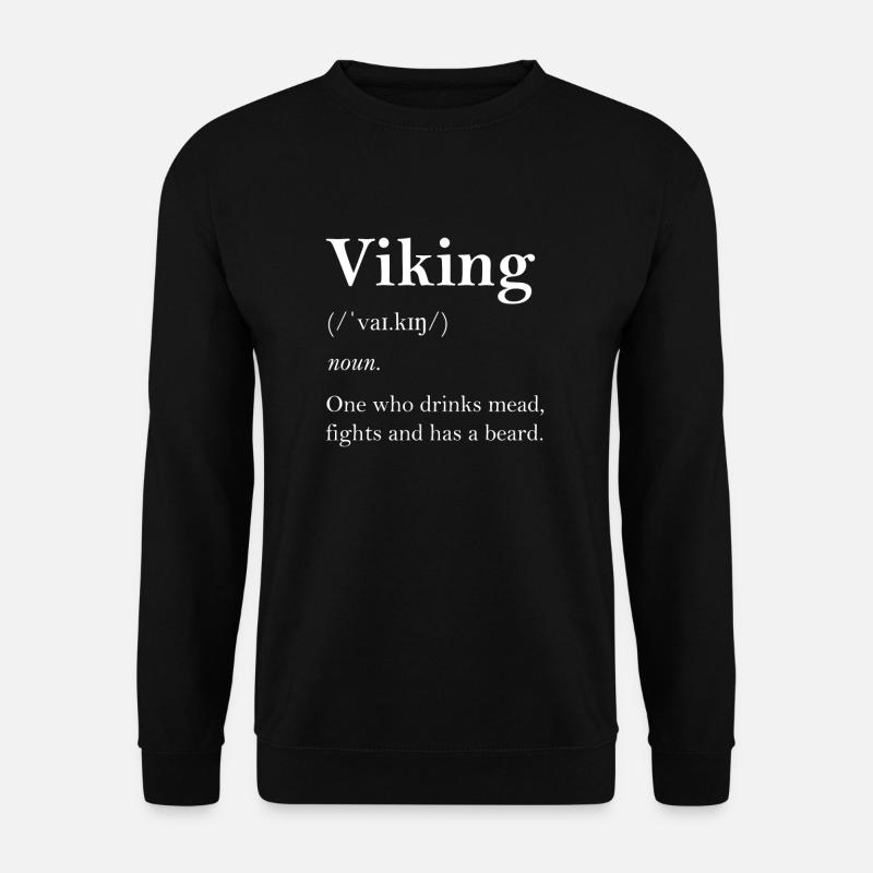 Viking Definition - Unisex Sweatshirt - black