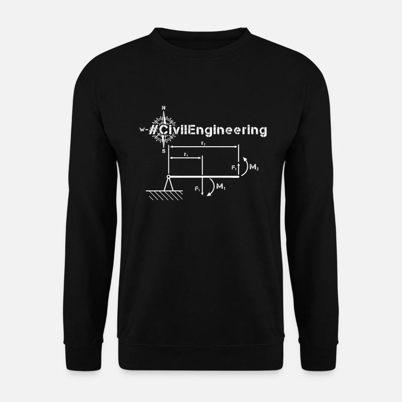 Bauingenieur Statiker - Unisex Pullover - Schwarz