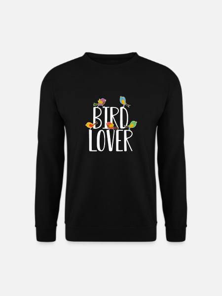 Ornithologe Vögel beobachten Geschenk Vogel Lover - Unisex Pullover - Schwarz