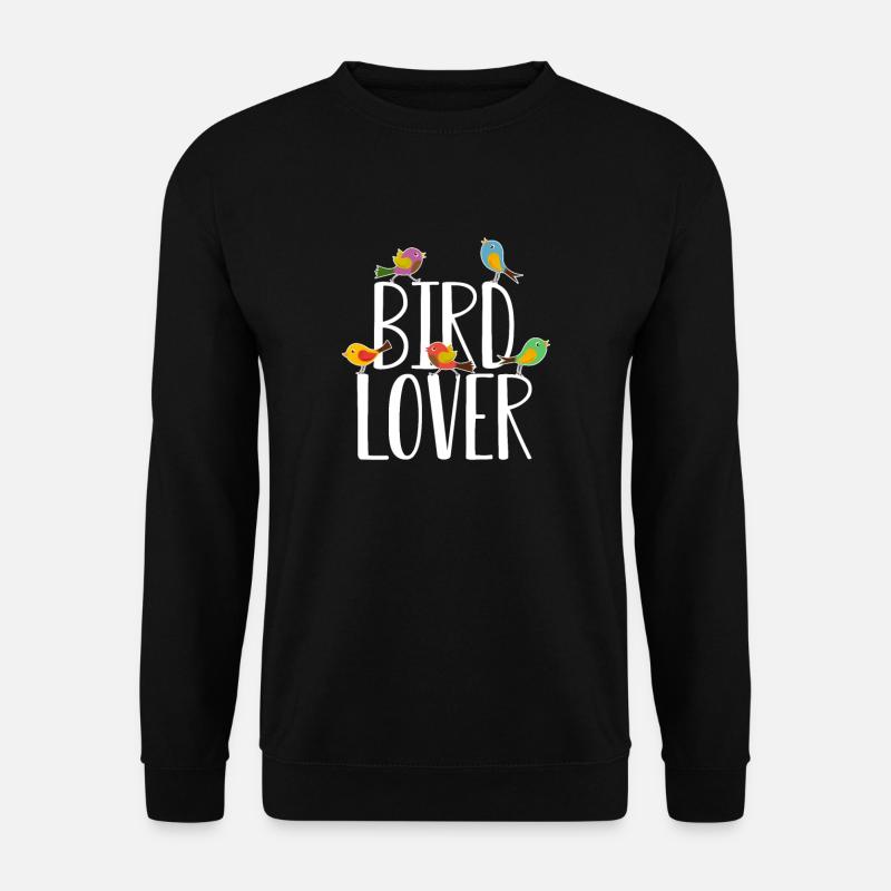Ornithologe Vögel beobachten Geschenk Vogel Lover - Unisex Pullover - Schwarz