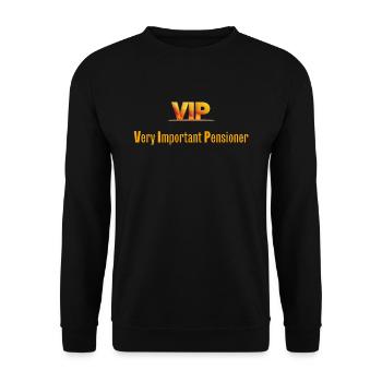 VIP - Pensions très importantes - Sweat-shirt Unisexe - noir - Devant - Alina (178cm) & Michal (187cm)