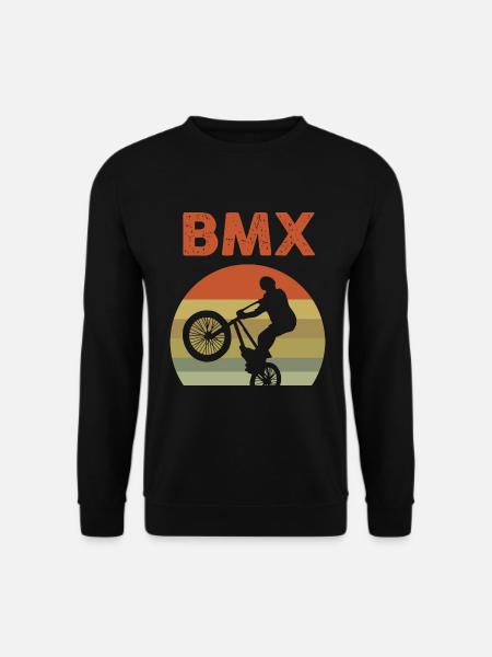 BMX Freestyle Sport Kinder und Herren - Unisex Pullover - Schwarz