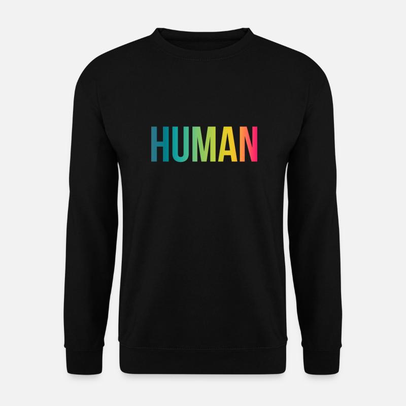 humanely - Unisex Sweatshirt - black