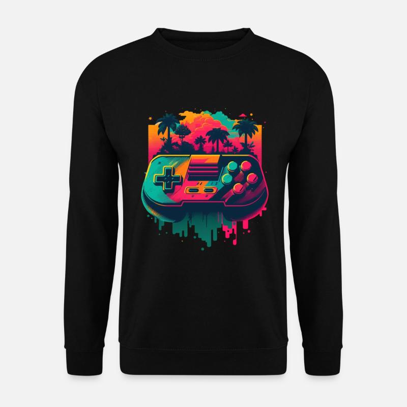 Retro Console - Unisex Sweatshirt - black