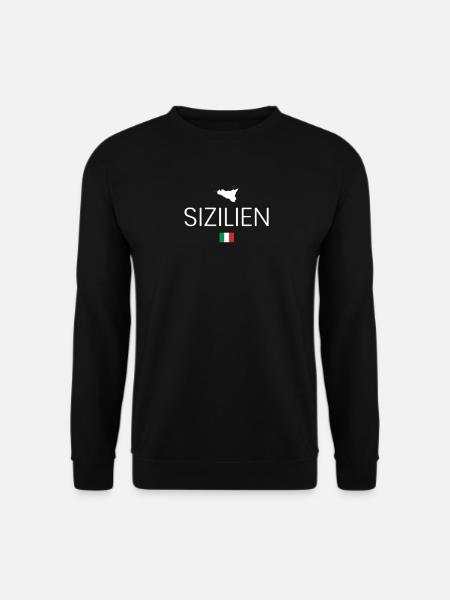 Sizilien Urlaub - Unisex Pullover - Schwarz