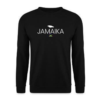 Jamaica Holidays - Unisex Sweatshirt - black - Front - Alina (178cm) & Michal (187cm)