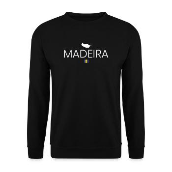 Madeira Urlaub - Unisex Pullover - Schwarz - Vorne - Alina (178cm) & Michal (187cm)