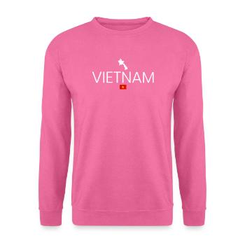 Vietnam Backpacking - Unisex Pullover - Pink - Vorne