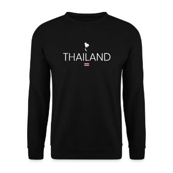 Thailand Holidays - Unisex Sweatshirt - black - Front - Alina (178cm) & Michal (187cm)