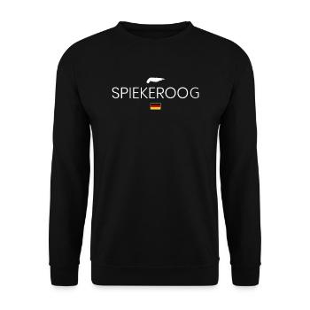 Spiekeroog Urlaub - Unisex Pullover - Schwarz - Vorne - Alina (178cm) & Michal (187cm)