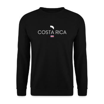 Costa Rica Backpacking - Unisex Pullover - Schwarz - Vorne - Alina (178cm) & Michal (187cm)