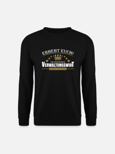 Verwaltungswirt - Unisex Pullover - Schwarz