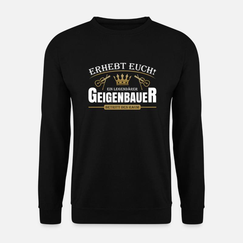 Geigenbauer - Unisex Pullover - Schwarz