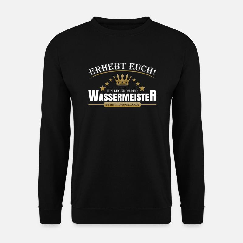 Wassermeister - Unisex Pullover - Schwarz