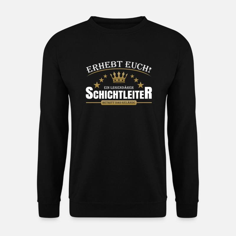 Schichtleiter - Unisex Pullover - Schwarz