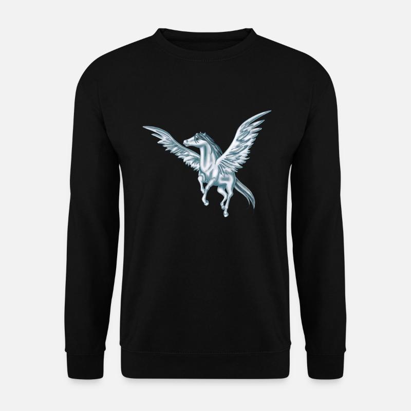 fliegen Pegasus - Unisex Pullover - Schwarz