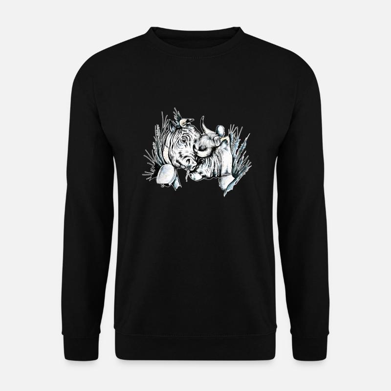 Heren Kuh, Eringer - Unisex Pullover - Schwarz