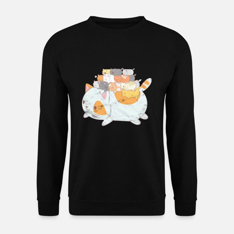 Katze Mieze Kätzchen Geschenk Tshirt - Unisex Pullover - Schwarz