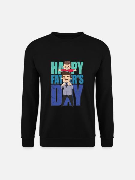 Père Fils Fête Des Pères Dire T-shirt - Sweat-shirt Unisexe - noir