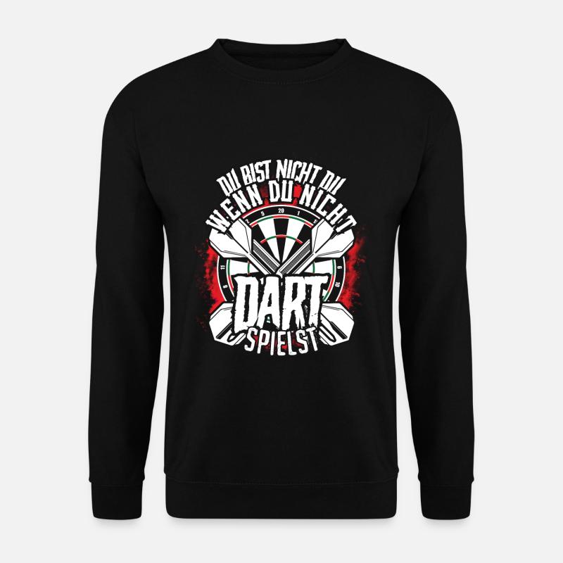 Dart Spieler - Unisex Pullover - Schwarz