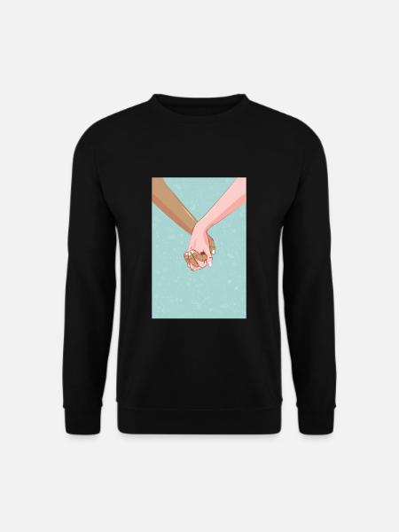 Against racism Tshirt - Unisex Sweatshirt - black