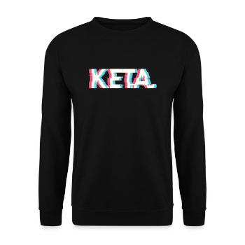 Keta Shirt Ketamin - Unisex Pullover - Schwarz - Vorne - Alina (178cm) & Michal (187cm)