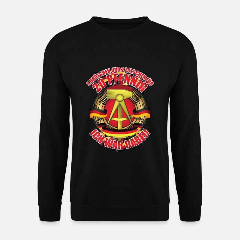 Ossi Tshirt sayings gentlemen - Unisex Sweatshirt - black