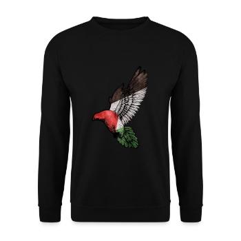 Palestine libre Israël a répandu la liberté - Sweat-shirt Unisexe - noir - Devant - Alina (178cm) & Michal (187cm)