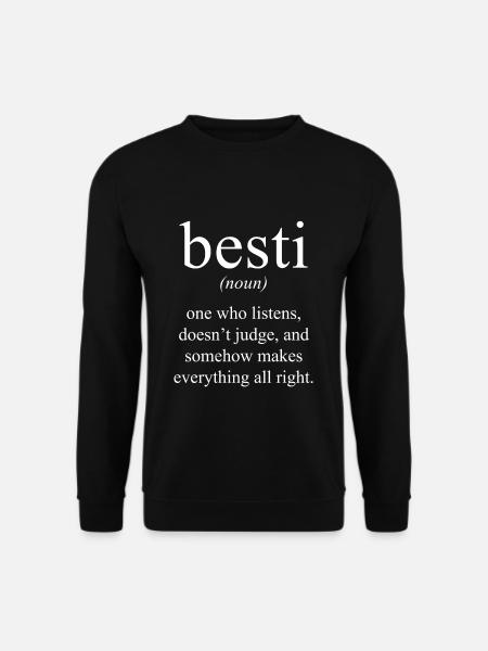 Besties Für 2 Mädchen - Unisex Pullover - Schwarz
