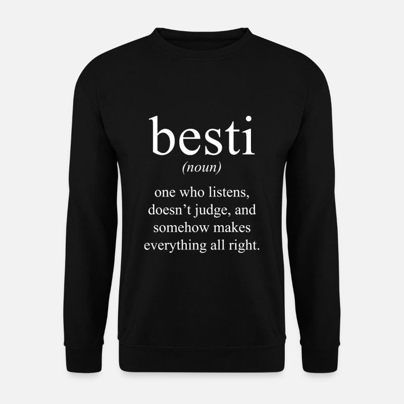 Besties pour 2 filles - Sweat-shirt Unisexe - noir