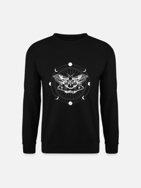 Tarot Kartenlesen Motte - Unisex Pullover - Schwarz