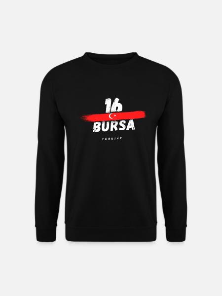 Bursa 16 Türkiye Turkey - Unisex Sweatshirt - black