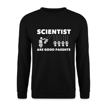 Physique Parents - Sweat-shirt Unisexe - noir - Devant - Alina (178cm) & Michal (187cm)