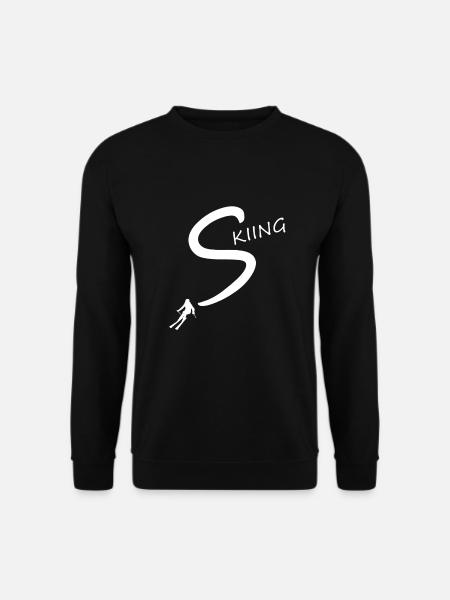 skiing - Unisex Pullover - Schwarz