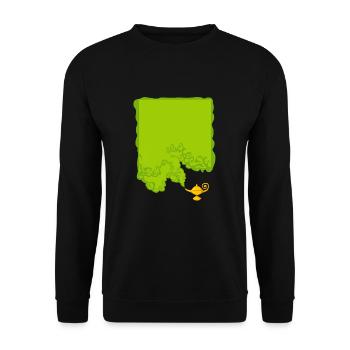 Magic lamp - Unisex Sweatshirt - black - Front - Alina (178cm) & Michal (187cm)